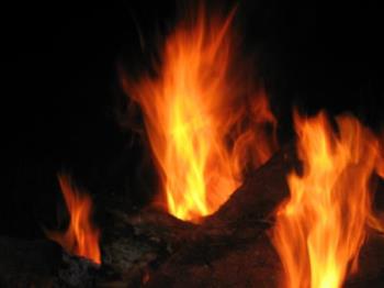Love this shot - A trio of dancing flames