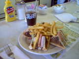French Fries and Sandwich - I love french fries.