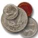 coins. - tax rebate coins.