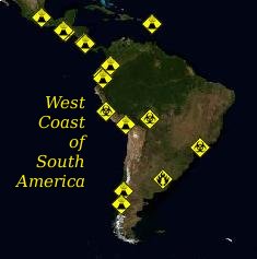 Volcanoes of South America - Volcanoes of South America that are currently going off and or having problems of some sort.

