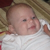 Baby Girl - A baby girl smiling.