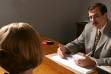 Interview for a job - A man interviewing a prospective employee