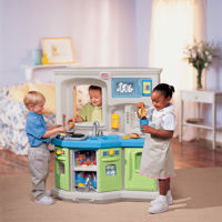 Toy kitchen - Where children can prtend to cook.