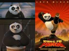 Kung fu Panda - A panda that does kung fu