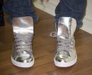 Silver snikers shoes - Snikers shoes image