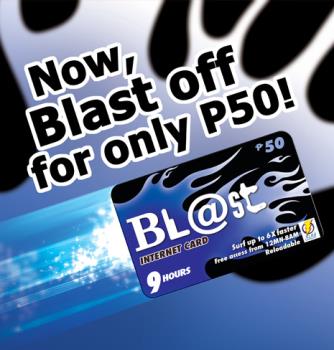 internet card - Blast internet card is a prepaid card used to access the internet.