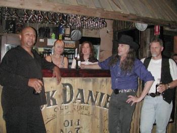 Photo of band at bar - Photo of band at cowboy bar 2006