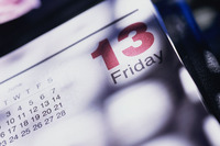 Friday the 13th - Superstitiously an unlucky day!