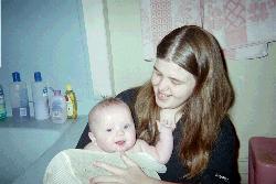 Me and My daughter - Bathtime baby