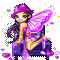 fairy - Purple Glitter fairy gif