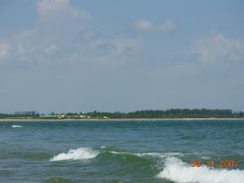 kovalam beach at chennai. - it is one of the most beautiful beaches in chennai. 