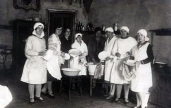 washing dishes - washing dishes old fashion way