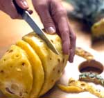 Pineapple - How to peel the pineapple