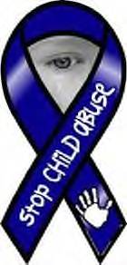 Stop Child Abuse - Help stop child abuse ribbon