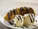 Banana Ice Cream - Chocolate Ice Cream with Banana is so sweet.