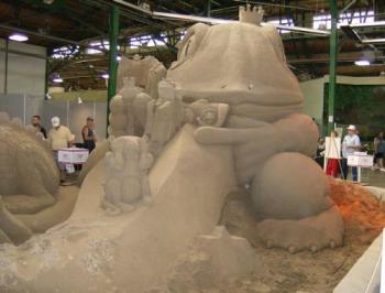 Sand Sculpture - The sand sculpture at the 2007 New York State Fair