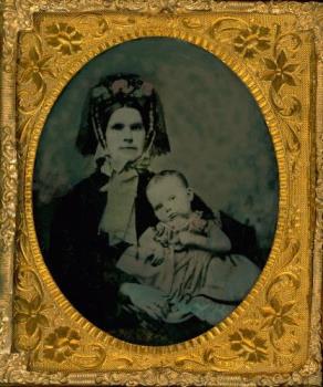 Another Photo of One of My Ancestors - image of another one of my ancestors...also a glass photo 