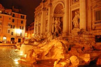 Picture of the Trevi in Italy - Really beautiful fountain. Especially when viewed at night!