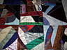 one of my crazy quilts - I think this is my 1905 I one. I bought them at different times and need to rename my pictures lol...now that I have more than one it's getting hard to tell which pictures belong to which quilt.