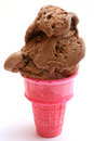 ice cream cone - photo of chocolate ice cream cone