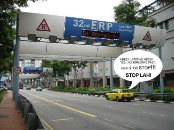 ERP Gantry  - ERP gantry in bugis, Singapore