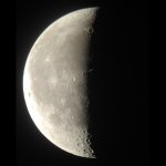 Moon - Menacing half moon