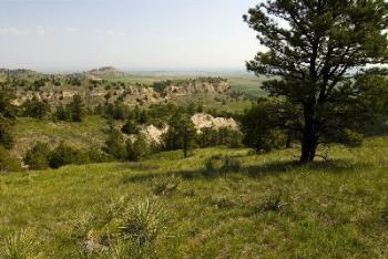 wild cat hills in Nebraska - riding horse back in the hills,