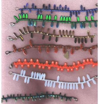 My bracelets - these pix are old, but these are some that I made