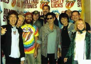 Me and The Rolling Stones - This was such a thrilling experience for me! I won the front-row tickets and "Meet and Greet" with the fellas by creating the winning banner in a radio contest. (A picture of the banner is posted in my profile if you want to see it.)