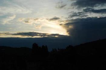 Sun Rise In Germany - Taken from the hotel room during the earlier part of the trip.