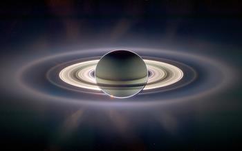 Saturn - The planet of Saturn in the universe.