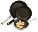 teflon pots and pans - A non-stick surface.