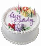 Birthday cake - birthday cake with candles