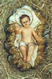 baby jesus - baby jesus lying on a manger