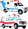 emergency vehicles - illustration of emergency vehicles