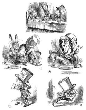 Images of the Mad Hatter - illustrations of the Mad Hatter