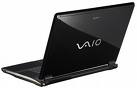 hopefully my new best friend - picture of a Sony Vaio laptop showing form the back with Vaio written on it