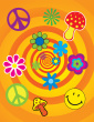 1970's - illustration of things of the 1970's