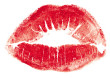 lipsticked lips - illustration of lips