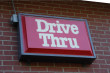 drive thru - photo of sign saying drive thru