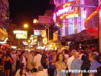 night life - Walking street is the main street for Pattaya Nightlife.
