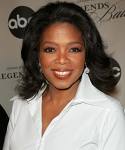 if she did not have the support of her father wher - Picture mid-40s Oprah with long hair and a white collared shirt with v neck, and just the right lipstick (plum)