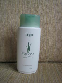 Aloe vera soothing talc - This is the regular talc I use after bath. It has a cooling sensation and the fragrance is nice.
