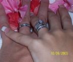 wedding rings - hands with wedding rings