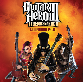Guitar Hero III Legends of Rock - Guitar Hero III: Legends of Rock drops you into the spotlight of the largest and most legendary rock concert ever. The star-studded soundtrack includes master tracks by such legendary artists as Guns N&#039; Roses, The Rolling Stones, Beastie Boys, Muse and Pearl Jam, with added songs as made legendary by Kiss, Alice Cooper and Heart. Now drop that air guitar, tune your exclusive new Les Paul Guitar Controller and shred the night away with Guitar Hero III: Legends of Rock. 

 - gamefaqs.com