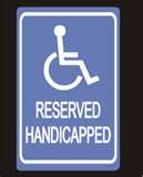 handicapped parking - is where we park when we can because we have to.