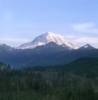 Appreciate the beauty every day -  This is a picture of a beautiful mountain setting with the beautiful sky behind it.