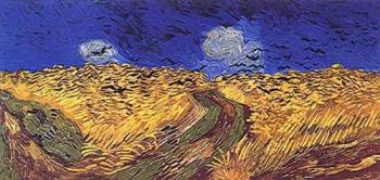 Van Gogh 's Wheat Field with Crows - Van Gogh's Wheat Fields with Crows