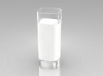 Milk - Tall ice cold glass of milk
