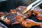 Barbecued chicken -  A photo of some barbecued chicken. 
